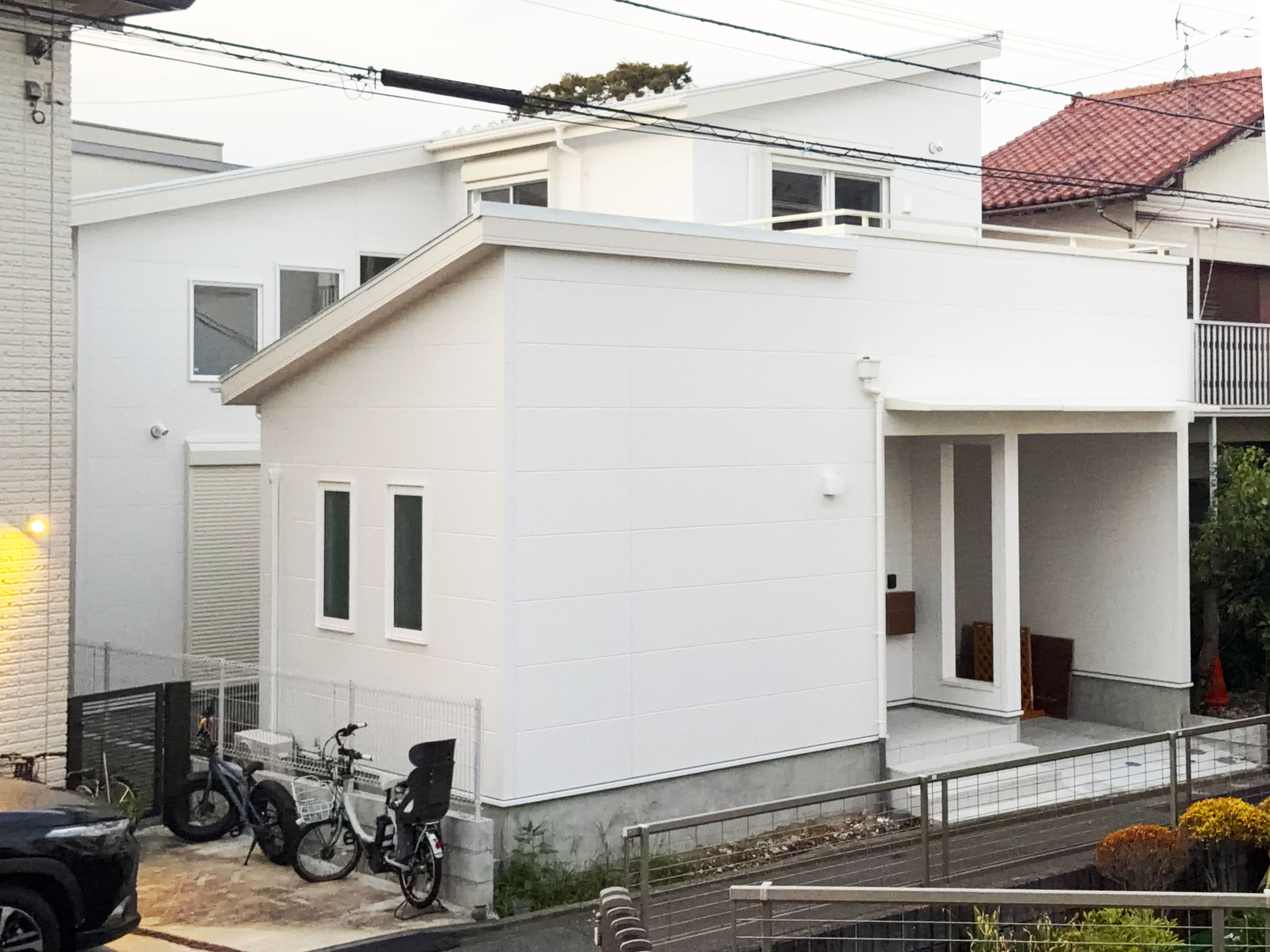 中庭のあるコートハウス