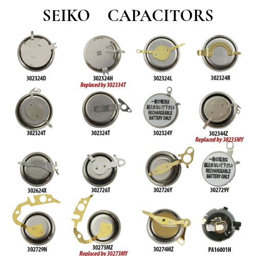 SEIKO　capacitors